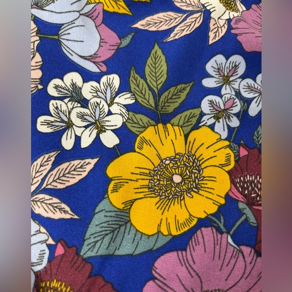 BCBG Square neck swing dress NWT blue combo Size 8 - Picture 9 of 10